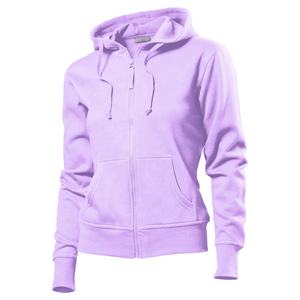 Vente chaude de haute qualité femmes hiver sweats à capuche imprimés conception personnalisée poche zippée pull sweats cordons cou - Product Image 6
