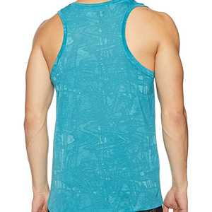 Camiseta de Hombre, Cuello Redondo, Manga Corta, Tejida, 100% Algodón, Color Verde Menta, Estilo Casual, Color Sólido, Lavado a la Piedra, con Logotipo Frontal - Product Image 2