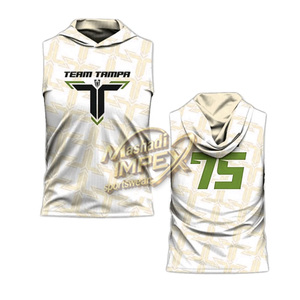 7v7 American Football Sublimated Printed <b>Compression</b> Jerseys Anti-Bacterial Breathable Quick Dry Team Tampa - 7v7 - Product Image 3