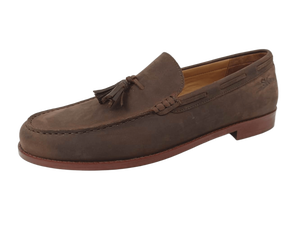 Mocasines de Ante Marrón para Hombre, Zapatos de Oficina con Punta Cerrada, Antideslizantes, con Amortiguación de Aire, Suela de Goma Cómoda, Color Sólido - Product Image 3