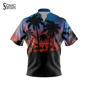 Ventes chaudes Maillots de bowling réversibles personnalisés imprimés par sublimation Tailles plus grandes Chemises d'équipe bon marché - Product Image 3
