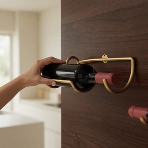 Estante para vinos apilable con diseño de embalaje en capas, opción de envío plano, estante para vinos desmontable. - Product Image 4