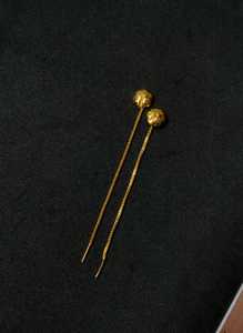 Boucles d'oreilles pendantes longues en or avec motif floral, légères et tendance, bijoux fantaisie pour femmes et jeunes filles, vente en gros - Product Image 3