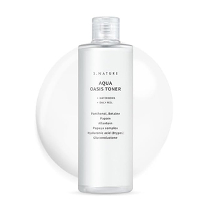 Tónico Facial S.NATURE Aqua Oasis 210mL PHA, Tónico Refrescante Coreano para el Cuidado de la Piel, Hidratante, Vegano, Hidratación Profunda - Product Image 6