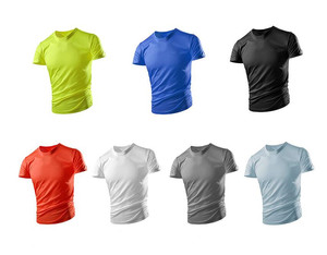 เสื้อยืดคอกลมแขนสั้นทรงปกติสำหรับผู้ชาย ผ้าฝ้าย 100% 300GSM สวมใส่สบาย ระบายอากาศได้ดี แห้งเร็ว พร้อมโลโก้ด้านหน้า - Product Image 4