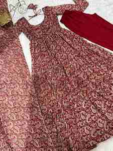 Islamic Clothing Two Piece Winter Abaya Modest Dress Ladies Wholesale Manufacturer Elegant Linen Chiffon High Street 68177 - Product Image 4