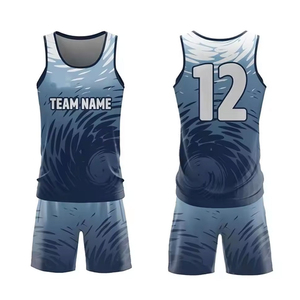 Ensemble d'uniformes de course personnalisés 2026 : Gilet et short, nouveau design avec logo d'équipe, impression numérique, sans manches - Product Image 4
