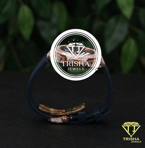 Reloj de negocios de lujo para hombre, reloj de pulsera analógico de cuarzo, banda de silicona azul, construcción de acero inoxidable, reloj de moda de primera calidad - Product Image 5