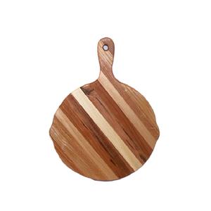 Planche à découper en bois d'acacia massif de qualité supérieure, lavable au lave-vaisselle, ustensile de cuisine pour la viande, taille, forme et couleur personnalisables - Product Image 2