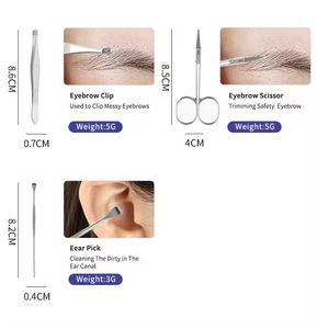 Ensemble complet de manucure et pédicure en acier inoxydable, kit d'outils de soin des ongles pour la maison, les voyages, les salons de beauté et l'usage personnel - Product Image 3