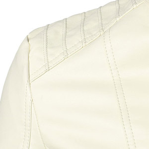 Veste d'hiver pour homme en cuir véritable de haute qualité, col roulé à capuche, grande taille, fermeture éclair, taille personnalisable, écologique - Product Image 4
