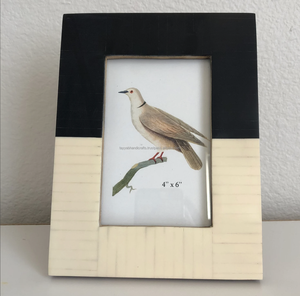 Marco de fotos con incrustaciones de hueso de diseño moderno hecho a mano última llegada regalo de boda personalizado de fábrica - Product Image 1