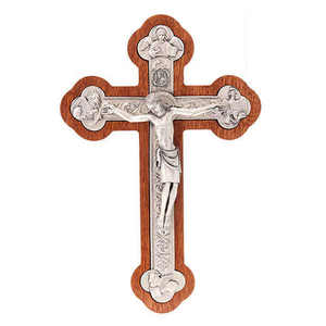 Metal Made Bishop's Blessing Crucifix Eco-friendly Customizable Custom Color Offset Printing Christian Catholic Church Crucifix - Product Image 2