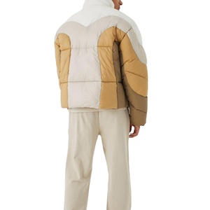 Chaqueta acolchada de burbujas para hombre de diseño único 2025, chaqueta cómoda transpirable recubierta, chaqueta lavable con servicio OEM - Product Image 2