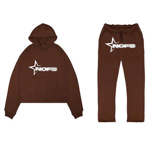 Conjunto Deportivo de Lujo para Hombre, Sudadera con Capucha Extra Grande y Pantalones Jogger de Algodón de Alta Calidad, Unisex - Product Image 2