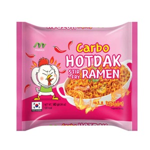 บะหมี่กึ่งสำเร็จรูปฮอตแด็ค คาร์โบ สตีร์ฟราย รสครีมมี่สไปซี่ ของเกาหลี ยี่ห้อ YNK INTERNATIONAL KOREA สำหรับขายส่ง - Product Image 2