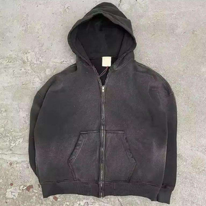 Sudaderas con Capucha Vintage de Invierno para Hombre, Precio al por Mayor, Alta Calidad, 100% Algodón, con Bolsillos y Forro Polar Grueso - Product Image 3