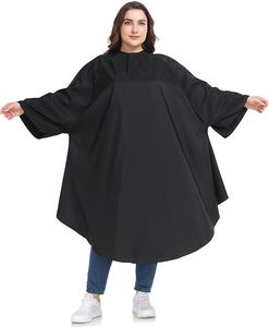 Cape de Coiffeur Professionnelle avec Manches, Grande Taille, Imperméable aux Cheveux et à l'Eau, avec Boutons-Pression Ajustables - Product Image 3