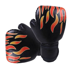 Low MOQ OEM Service Custom Logo Boxing Glove for Unisex Printed PU Leather Smart Casual Training Hand <b>Wrap</b> Boxing Glove - Product Image 2