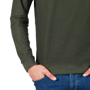 <b>Men's</b> Winter Fleece Sweatshirt Premium Crew Neck Casual <b>Pullover</b> with Ribbed Cuffs and Hem - Product Image 2
