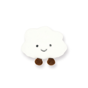 Decorazione a Forma di Nuvola Ilan 11cm in Peluche per Arredamento Casa - Product Image 1