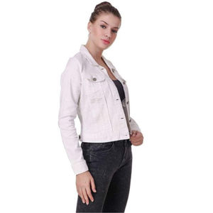 Chaqueta Vaquera Casual Lavada para Mujer, Abrigo para Salir de Noche - Product Image 2