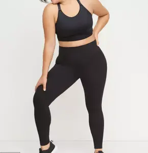Conjunto Deportivo de Yoga para Mujer, Reversible, de Alta Calidad, Leggings y Sujetador Deportivo Sin Costuras, Tallas Grandes, Sexy, para Entrenamiento en el Gimnasio - Venta al Por Mayor - Product Image 6