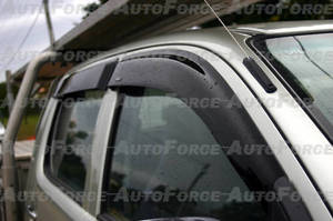 แผ่นบังแดดหน้าต่างรถยนต์ HIC วัสดุ PMMA สำหรับ TOYOTA Hilux Double Cab VIGO 05~15  100% ตรงรุ่น - Product Image 3