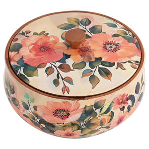 Marmite en bois de haute qualité avec couvercle écologique Plats et assiettes de cuisine traditionnelle pour servir des repas chauds et le stockage des aliments - Product Image 4