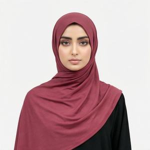 Hijab instantané pour femme musulmane, tissu respirant en coton et lin, couleur personnalisée, doux et de qualité supérieure, pour la prière de l'Aïd. - Product Image 1