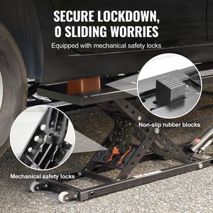 Sollevatore Auto Motorizzato Portatile da 5T con Piastre Allungate e Struttura in Acciaio al Carbonio Rinforzato - Product Image 4