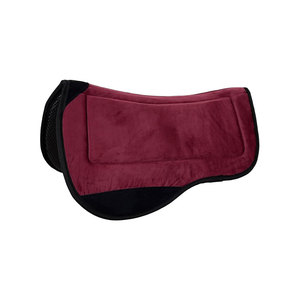 2026 Quilted Horse Saddle Pad With Sheepskin Trim <b>Equestrian</b> Riding Gear - Product Image 2