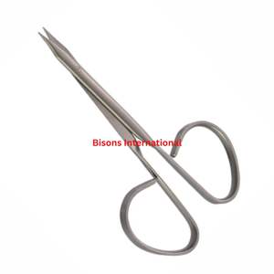 Tijeras Quirúrgicas Curvas de Acero Inoxidable BISONS para Disección de Tejidos Delicados, Instrumento de Cirugía Plástica - Product Image 3