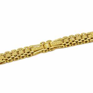 กำไลข้อมือชุบทองไมโคร 14K 18K 24K สำหรับผู้ชาย ขายส่ง ทำจากทองเหลือง เครื่องประดับแฟชั่น กำไลแบบจูบิลี่ - Product Image 2