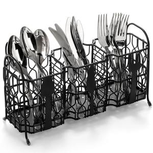 Porte-couteaux contemporain en fer pour cuisine moderne, améliorant l'organisation avec un aspect métallique élégant - Product Image 6