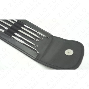 Professional 4 Piece Set In Different Colours Stainless Steel Acne Extractor Kit with Custom Label Blackhead Remover - Product Image 3