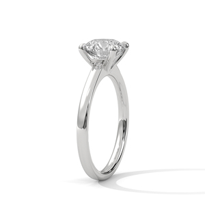 Bague de fiançailles solitaire en diamant brillant cultivé en laboratoire, argent de luxe, certifiée IGI, bijoux tendance pour femmes, anniversaire de mariage - Product Image 2