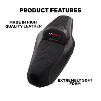 Accessoires Aerox 155 Design Carbone Siège Confort Deluxe Selle de Moto en Cuir Coussin de Siège de Moto pour Yamaha NVX155 V2