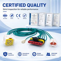 Harness Kabel Elektronik Tahan Air PBT Kustom Bersertifikasi Weisheng IATF16949 5P 9P IP67 DJ7026-2-11/21