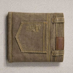 Mini billetera de mezclilla, monedero pequeño, tarjetero, organizador de efectivo compacto, accesorio de bolsillo ligero para mujeres y hombres - Product Image 5