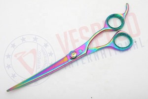Tijeras de aseo para mascotas de acero inoxidable duraderas con tijeras de corte de pelo afiladas de hoja recta de titanio para el cuidado de perros - Product Image 2