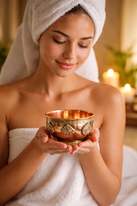 ชามทองแดงชิโรดาฮาราแบบอายุรเวท รักษาสิ่งแวดล้อม เป็นธรรมชาติ 100% สำหรับการบำบัดปัญชาการ์มา - อุปกรณ์สปาและผลิตภัณฑ์เพื่อสุขภาพ - Product Image 4