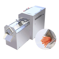 Automatische commerciële cassave-stokjesmachine, elektrische frietmachine, friet snijmachine
