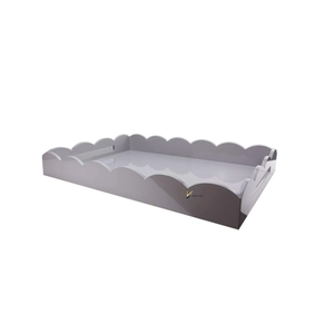 Bandeja Ecológica KV NATURAL HOME con Acabado Lacado, Borde Ondulado, Diseño Floral, Grado Comercial, Duradera para Alimentos - Product Image 5