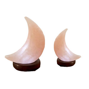Lampe en sel rose de l'Himalaya de qualité supérieure 2025 en forme de lune, magnifique lampe de nuit artisanale en sel de l'Himalaya, vente en gros - Product Image 3