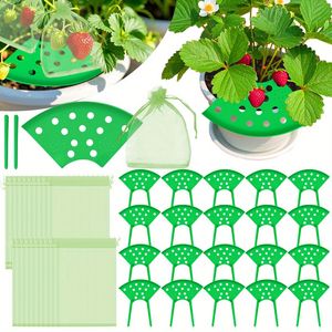Kit de Cultivo de Fresas con 16 Soportes para Plantas, 40 Bolsas de Malla Reutilizables a Prueba de Insectos y 2 Patas Resistentes - Product Image 1