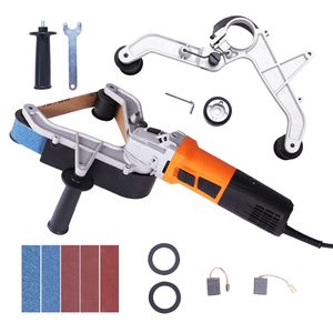 Lucidatrice Professionale per Tubi 1000W, Levigatrice a Nastro a 6 Velocità Variabili 1100-3200rpm, Macchina per Levigatura di Tubi - Product Image 1
