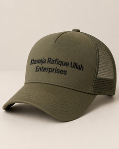 Gorra Deportiva Transpirable e Impermeable de Khawaja Rafique Ullah Enterprises, con Malla y Panel Frontal Bordado, Ajustable, Unisex - Product Image 4