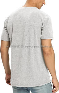 เสื้อยืดคอตตอนแท้ 100% แบบขายส่ง สั่งทำได้ ยูนิเซ็กซ์ ทรงโอเวอร์ไซส์ 200 กรัม เสื้อยืดผู้ชายแบบเรียบง่าย ดีไซน์ล่าสุด - Product Image 4