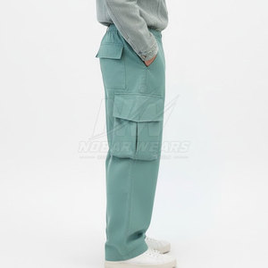 Pantalones Cargo para Hombre, Flexibles y Resistentes, con Costuras Reforzadas y Diseño de Bolsillos Funcionales para Comodidad al Aire Libre - Product Image 4